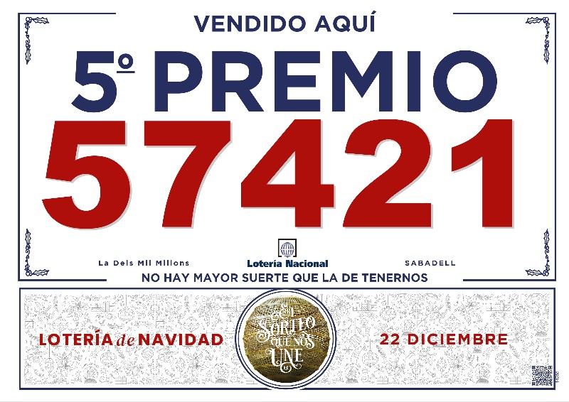 Premio loteria navidad 2023