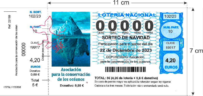 Participación de lotería gratis