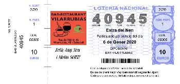 participaciones de lotería personalizadas